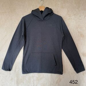 THE NORTH FACE Hoodie Women's Sz M Pull Over‎ Sweater Gray Pockets Thumbholes